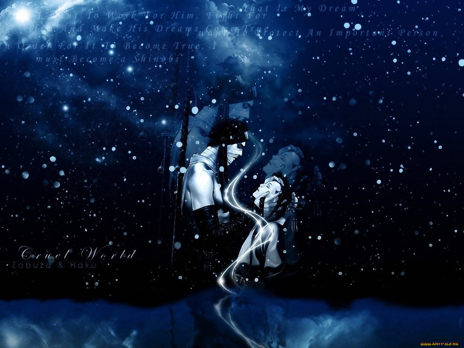 , naruto, haku, zabuza